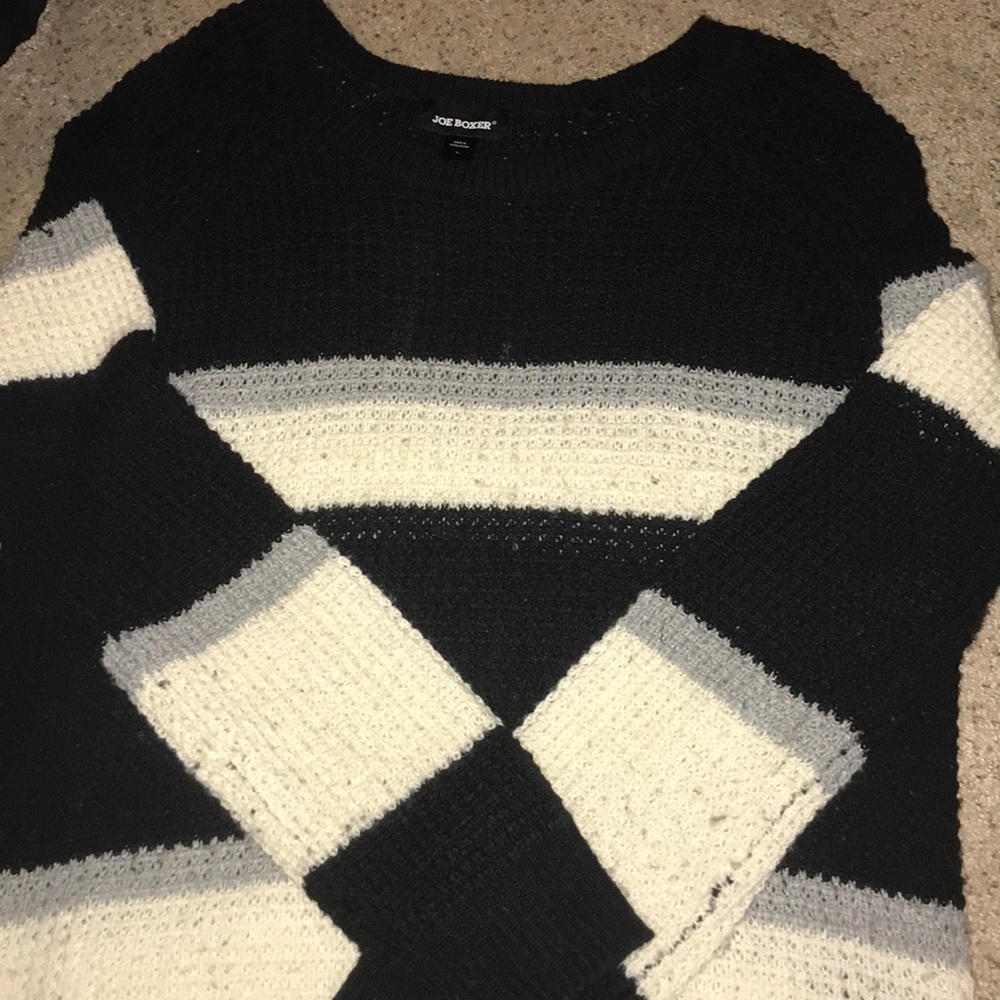 Black and White Sweater